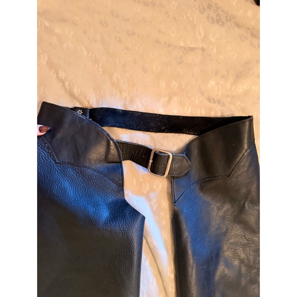 vintage smooth leather chaps - Picture 2 of 5